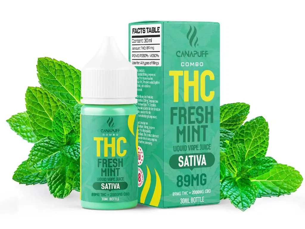 Fresh Mint THC Likit 89 mg 2000 mg CBD - 30 ml